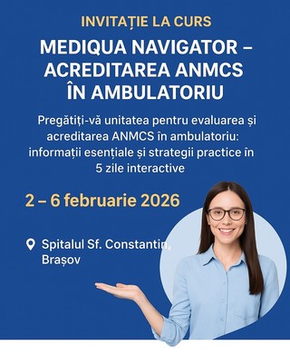 Curs intensiv – Acreditarea ANMCS în Ambulatoriu