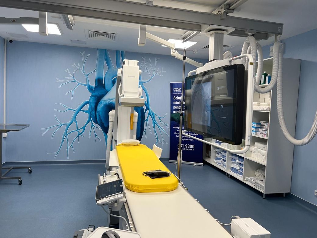 MONZA ARES a început operarea unui nou centru de cardiologie intervenţională, în cadrul Spitalului Judeţean de Urgenţă Târgu Jiu