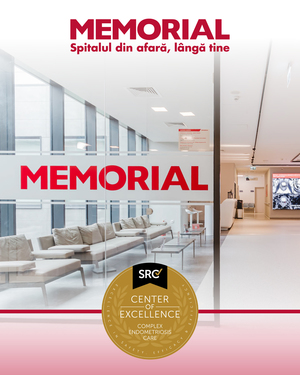Spitalul Memorial Băneasa, parte din Grupul Memorial Healthcare, singurul Centru de Excelenţă din România în tratarea formelor complexe de endometrioză, acreditat de Surgical Review Corporation 