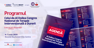 Agenda de excepţie a celui de-Al Doilea Congres Naţional de Terapie Intervenţională a Durerii este acum disponibilă