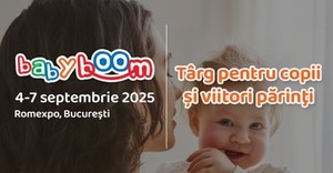 Baby Boom Show începe joi, 4 septembrie - cel mai mare târg din România pentru copii şi viitori părinţi!
