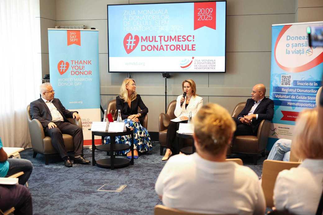 110.000 de donatori români sunt înregistraţi în Registrul Donatorilor de Celule Stem Hematopoietice ca să acorde o şansă la viaţă semenilor lor