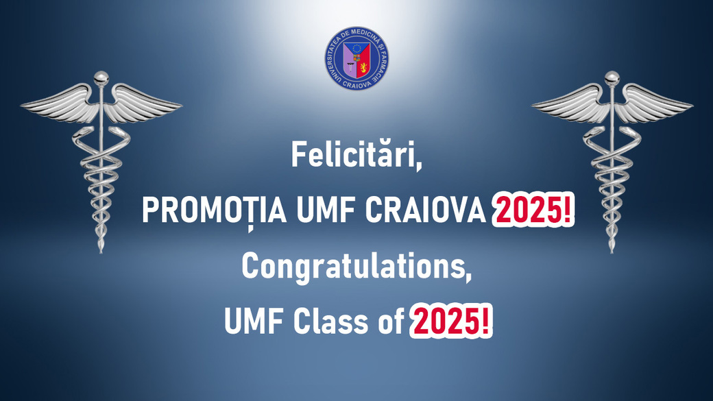Absolvenţii UMF Craiova 2025 depun Jurământul lui Hipocrate