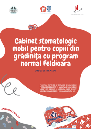 Prevenţie pentru sănătate orală încă de la grădiniţă: Tratament stomatologic în cabinet mobil la grădiniţa din Feldioara, judeţul Braşov
