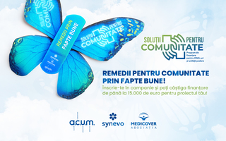Synevo România lansează ediţia a patra „Soluţii pentru Comunitate”, continuând investiţia în sănătate, educaţie şi mediu