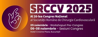 Ediţia aniversară - 20 de ani - a Congresului Naţional al Societăţii Române de Chirurgie Cardiovasculară are loc la Bucureşti
