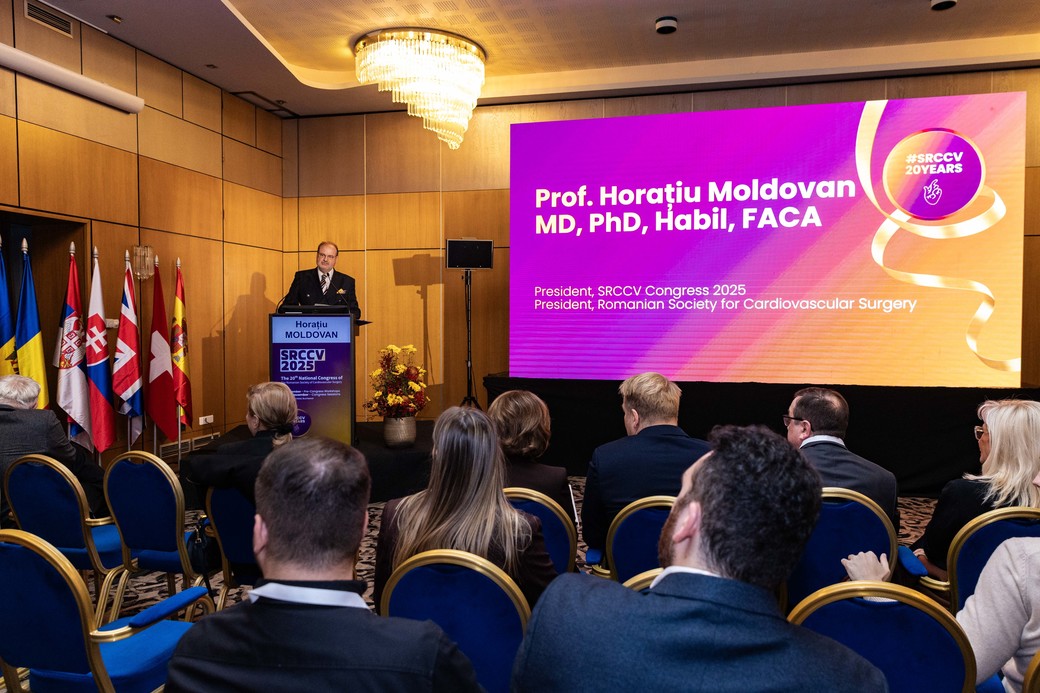 Ediţia aniversară SRCCV: două decenii de excelenţă. Chirurgia cardiovasculară românească, partener de referinţă la nivel internaţional
