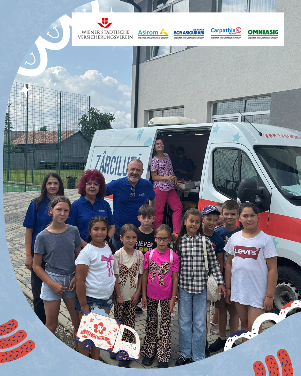 Redăm zâmbete copiilor: ONG-ul Merci Charity, susţinut de Vienna Insurance Group, aduce cabinetul stomatologic mobil „Zâna Merciluţă” aproape de copiii din medii vulnerabile din judeţele Vaslui şi Iaşi