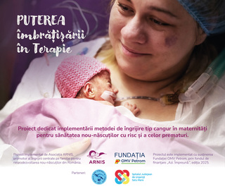 Proiect în parteneriat cu maternităţile SCJU Sibiu şi SJU Satu Mare