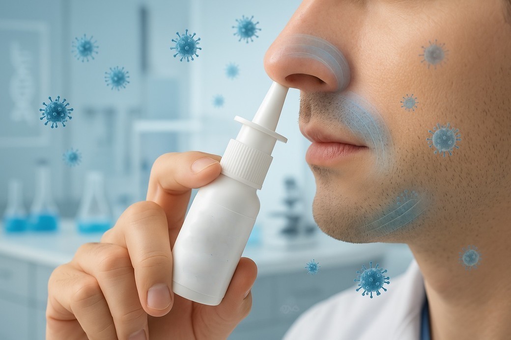 Un spray nazal a redus cu peste 65% riscul de infectare cu noul coronavirus care provoacă Covid-19