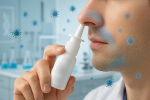 Un spray nazal a redus cu peste 65% riscul de infectare cu noul coronavirus care provoacă Covid-19