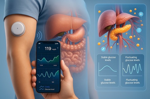 Dispozitivele de monitorizare continuă a glicemiei ar putea detecta semnele timpurii ale diabetului, care trec neobservate la analizele de sânge