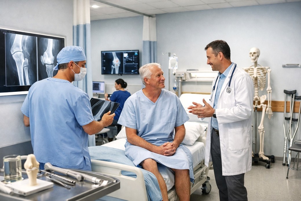 Un nou tip de implant ortopedic reduce infecţiile şi favorizează integrarea în os