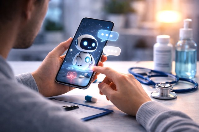 Poza pentru articolul Cât de sigur este să ceri sfaturi medicale unui chatbot? Ce trebuie să ştie pacienţii înainte de a folosi inteligenţa artificială pentru probleme de sănătate
