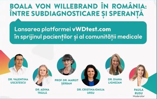 Platformă dedicată pacienţilor cu boala von Willebrand, lansată oficial în România