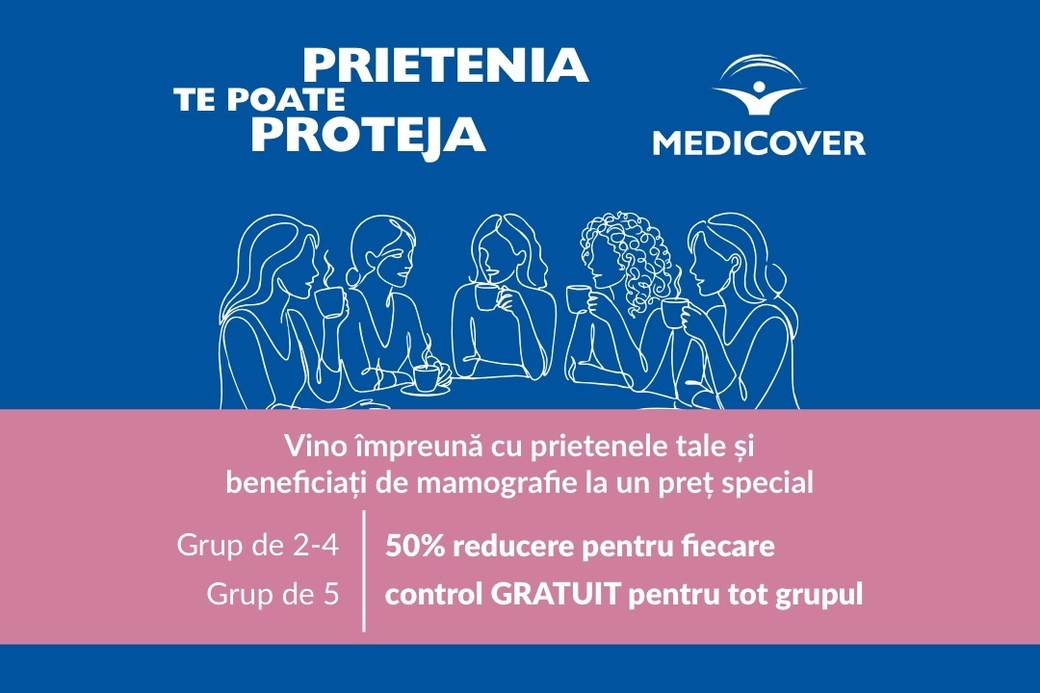 Mamografia este un gest de grijă pentru tine şi pentru prietenele tale