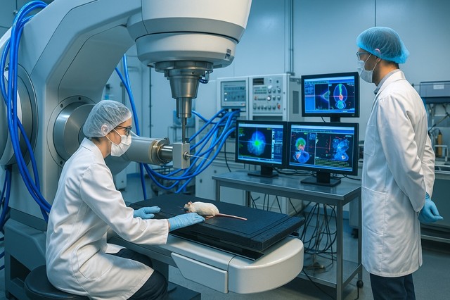 Tumor&#259; tratat&#259; &icirc;n premier&#259; cu o nou&#259; form&#259; de radioterapie