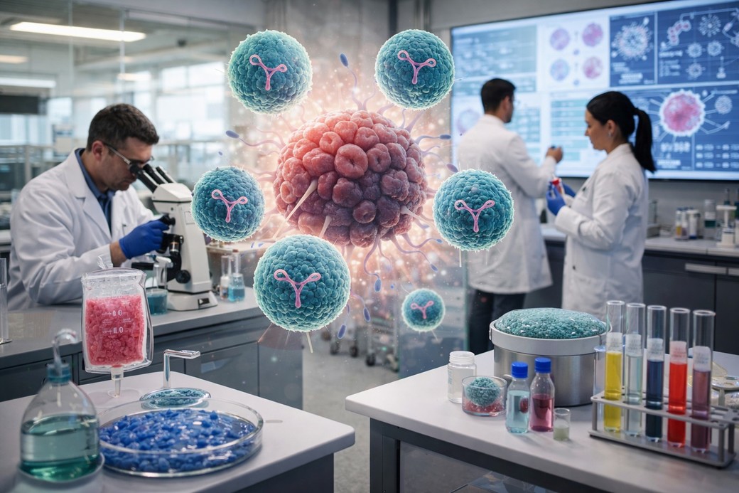 O terapie celulară inovatoare a distrus complet tumori de cancer endometrial în modele experimentale